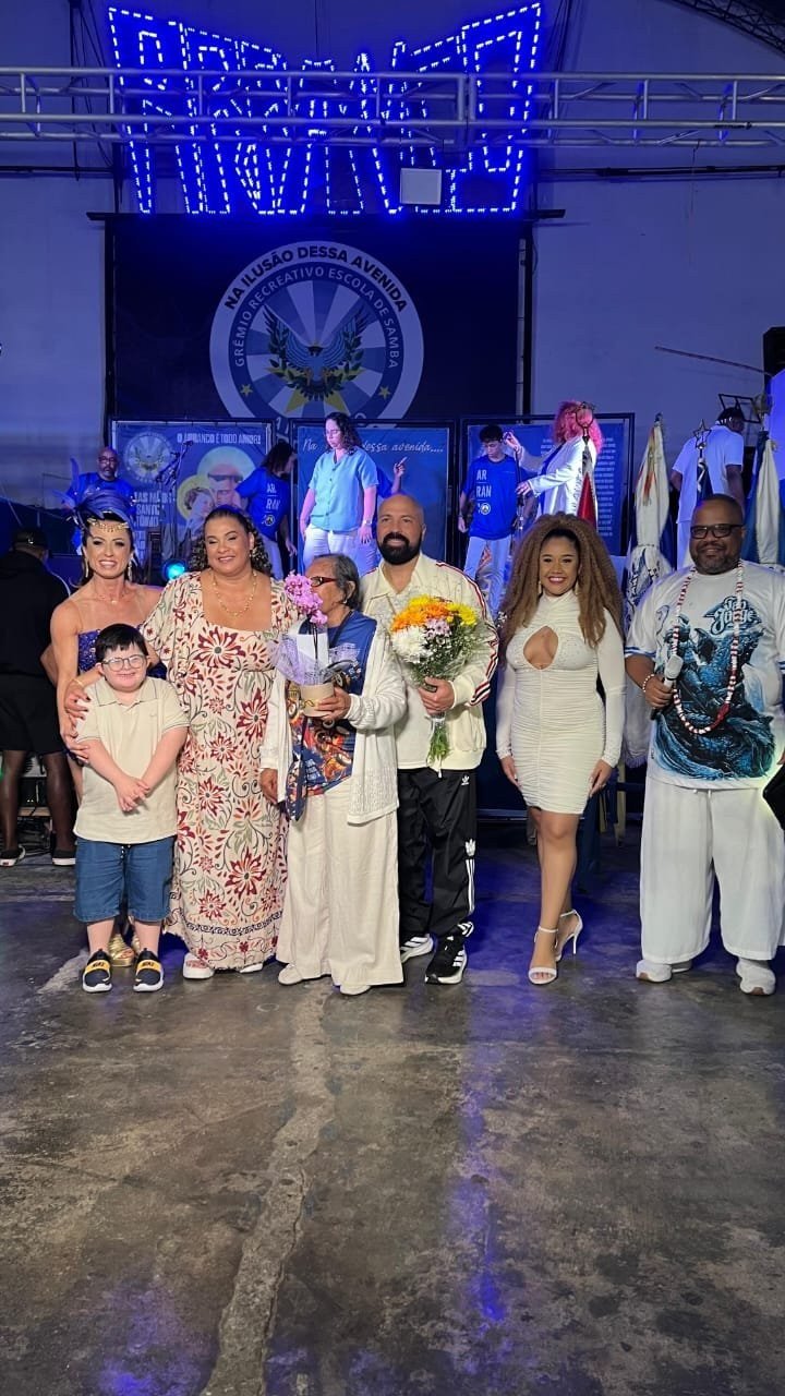 Madrinha do Arranco, Tatiana Breia celebra inclusão nas escolas de samba durante evento