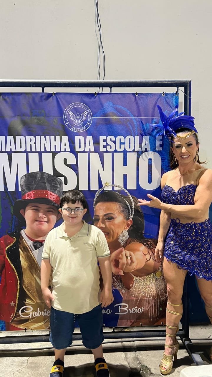 Madrinha do Arranco, Tatiana Breia celebra inclusão nas escolas de samba durante evento