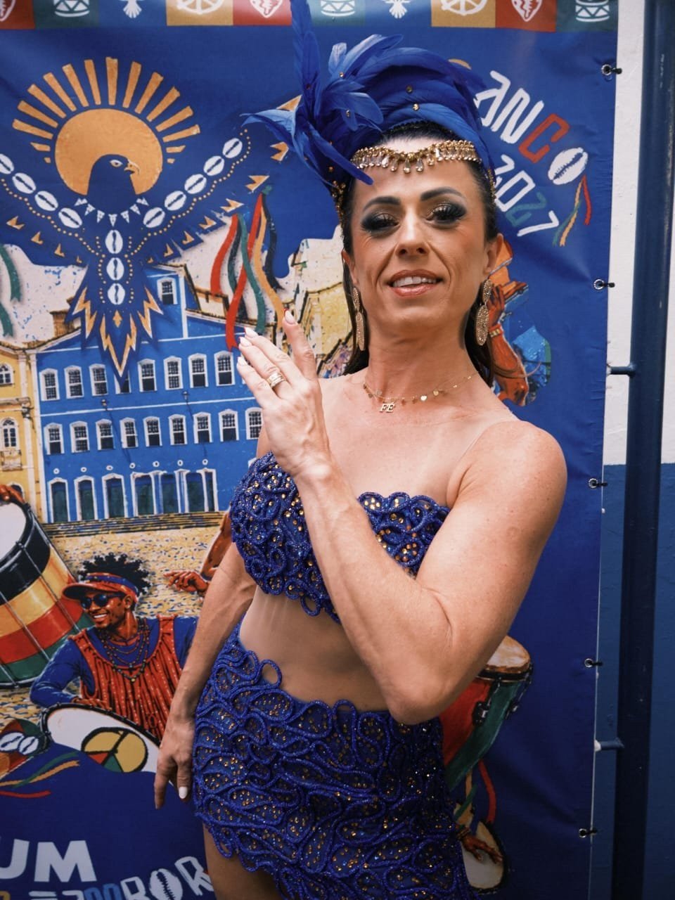 Madrinha do Arranco, Tatiana Breia celebra inclusão nas escolas de samba durante evento