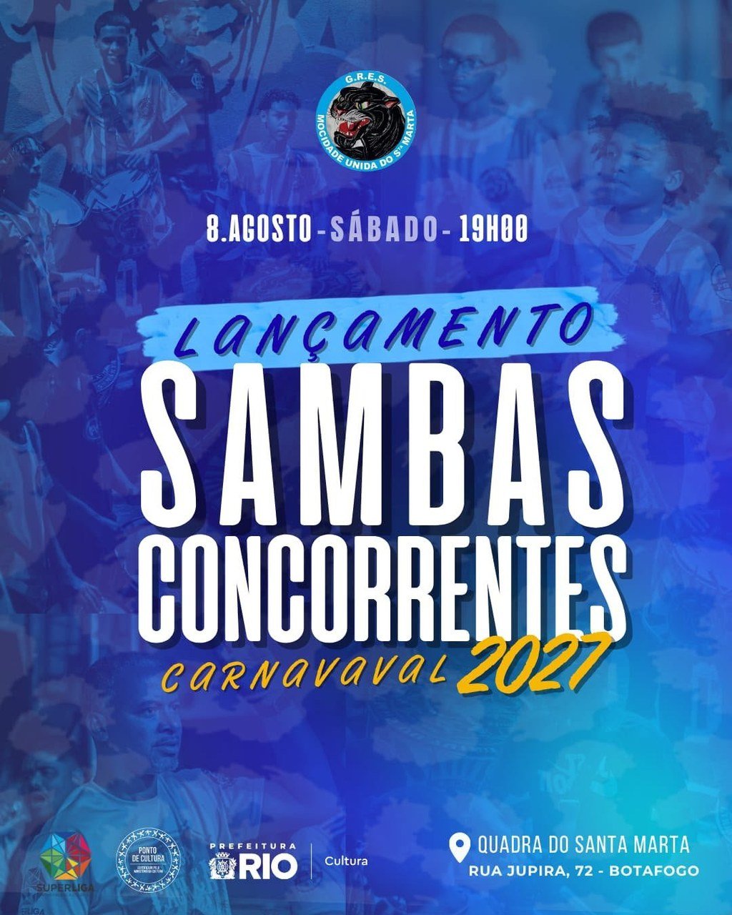 Santa Marta celebra novos sambas e apresenta seu mestre-sala no sábado