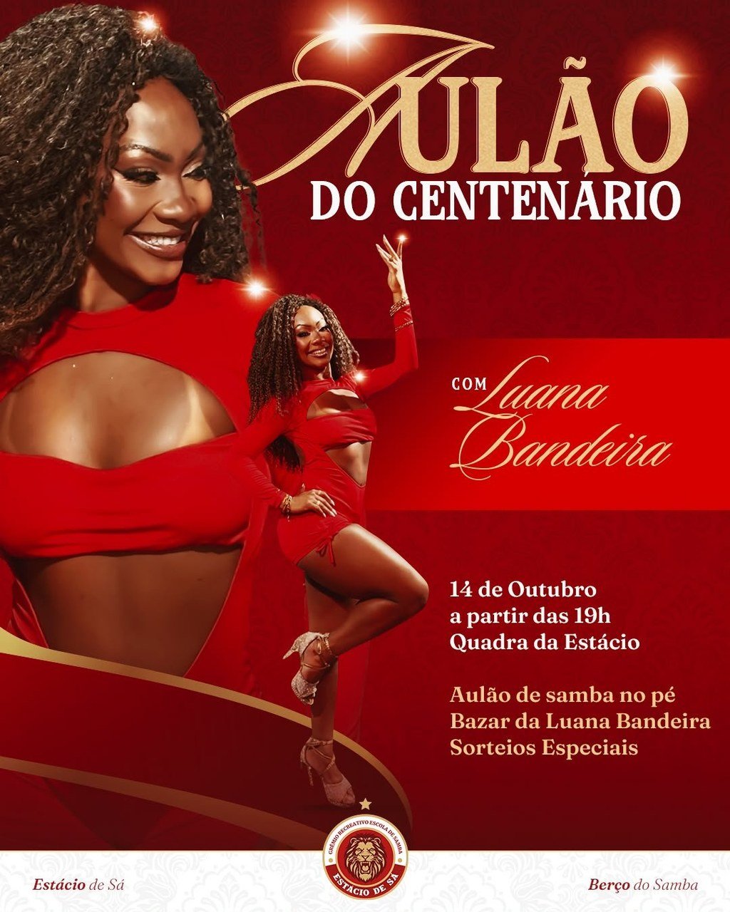 Cem anos de Estácio celebram no samba no pé com Luana Bandeira