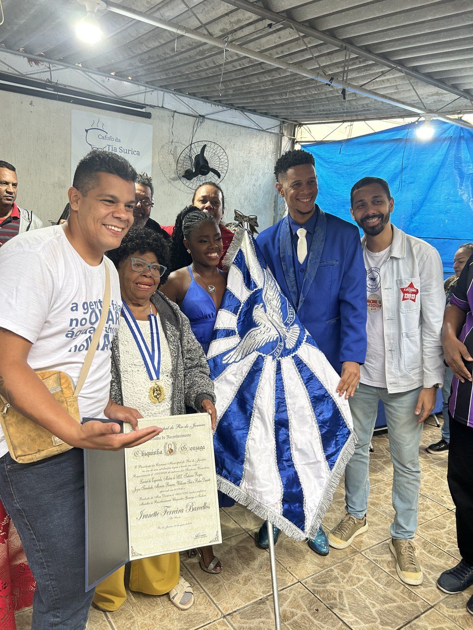 O brilho eterno de Madureira: Tia Surica recebe a Medalha Chiquinha Gonzaga