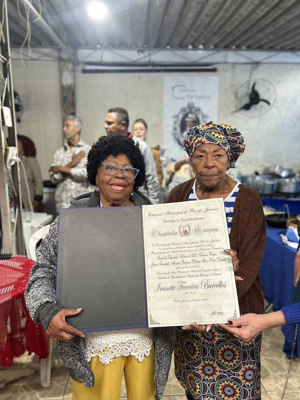 O brilho eterno de Madureira: Tia Surica recebe a Medalha Chiquinha Gonzaga