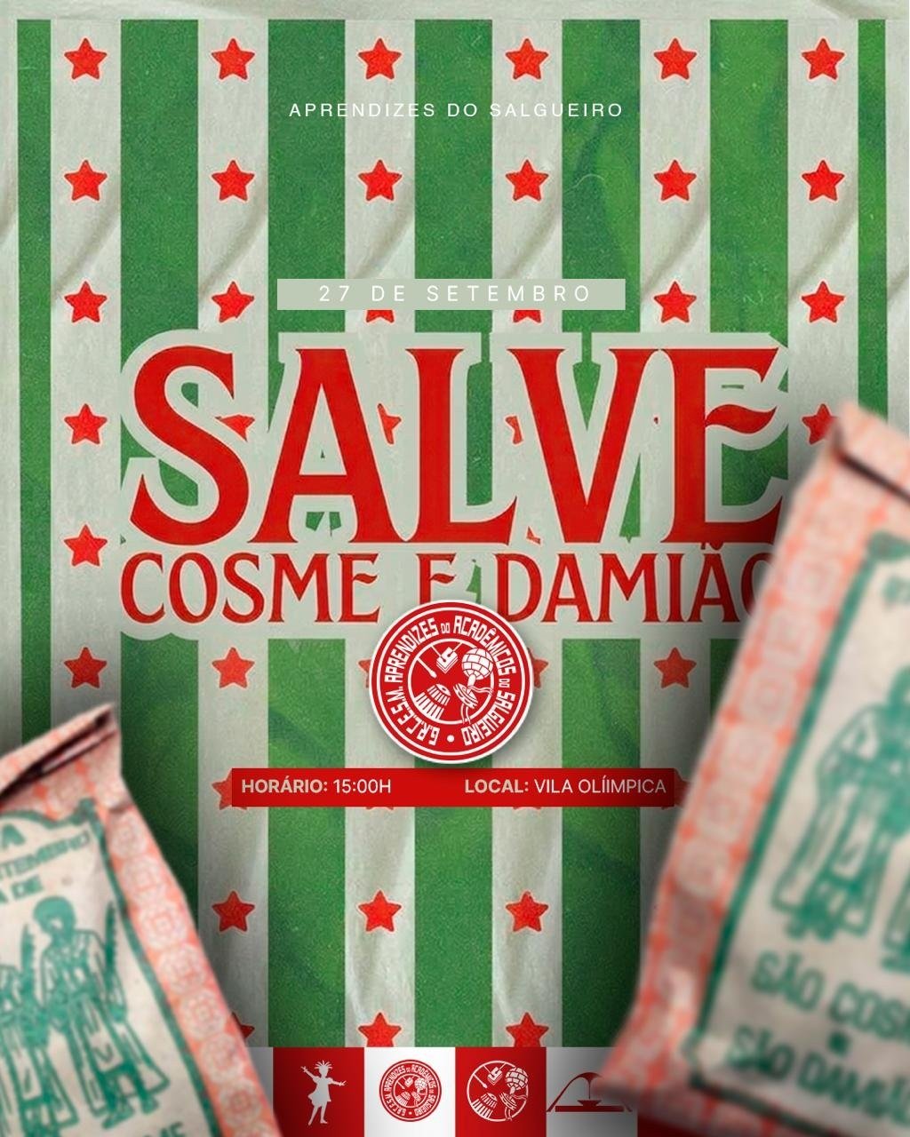 O brilho no olhar da infância salgueirense na festa de Cosme e Damião