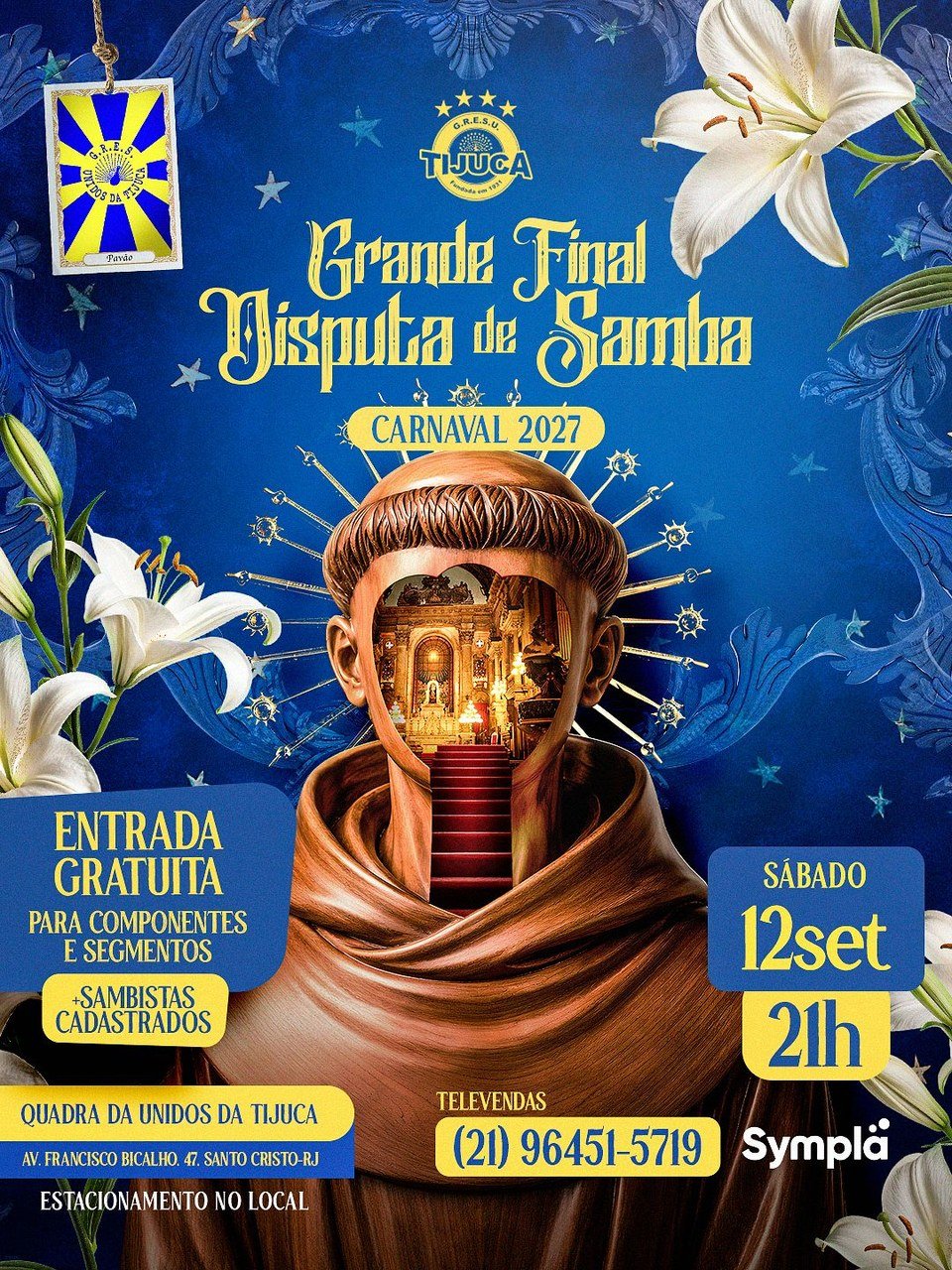 Unidos da Tijuca escolhe os quatro sambas para a grande final